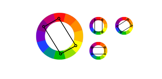 Tetradic Colors - HTML Color Picker