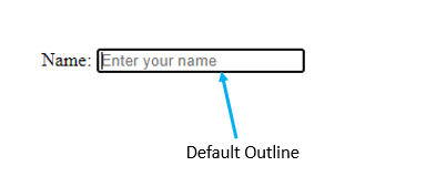 Remove default outline from input boxes