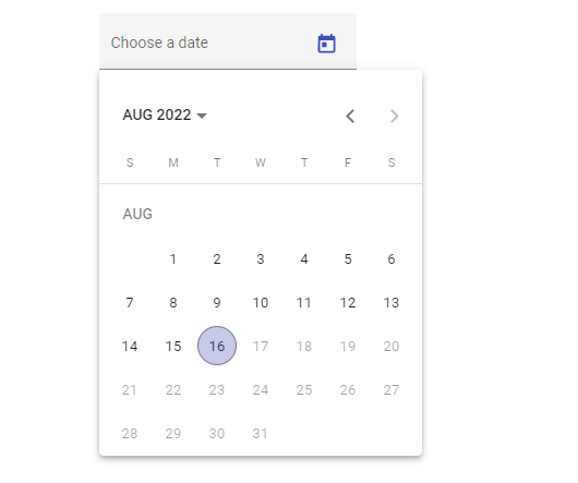 Disable Future Dates in a Mat Datepicker in Angular