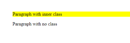 Select a class within a class in CSS