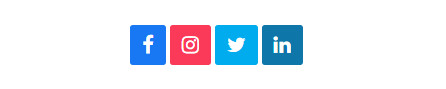 Center social media icons using CSS